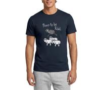 Spreadshirt Mouton Born to Be Rebel T Shirt Homme