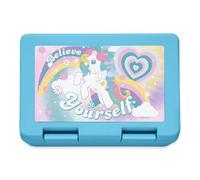 Spreadshirt My Little Pony Retro Believe In Yourself Rainbow Lunch Box, taille unique, bleu saphir