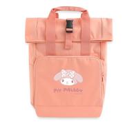 Spreadshirt My Melody Portrait Avec Lettrage Sac À Dos À Rabat Enroulable avec Deux Poignées, taille unique, rose liberty