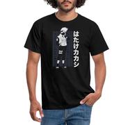 Spreadshirt Naruto Cool Design avec Kakashi T-Shirt Homme, L, Noir