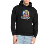 Spreadshirt Naruto Ichiraku Hidden Leaf Village Ramen Shop Sweat À Capuche Unisexe, L, Noir