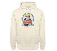 Spreadshirt Naruto Ichiraku Hidden Leaf Village Ramen Shop Sweat À Capuche Unisexe, M, Vanille