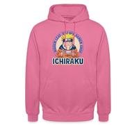 Spreadshirt Naruto Ichiraku Hidden Leaf Village Ramen Shop Sweat À Capuche Unisexe, XXL, Rose