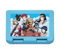 Spreadshirt Naruto Image De Groupe Avec Personnages Principaux Lunch Box, taille unique, bleu saphir