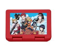 Spreadshirt Naruto Image De Groupe Avec Personnages Principaux Lunch Box, taille unique, rouge