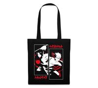 Spreadshirt Naruto Shippuden Cool Design Avec Sasuke Et Naruto Tote Bag, taille unique, noir