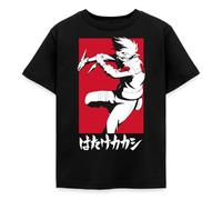 Spreadshirt Naruto Shippuden Cool Kakashi Design T Shirt Enfant, 122/128 (7-8 Ans), Noir