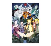 Spreadshirt Naruto Shippuden Personnages Anime Manga Poster 40x60 cm