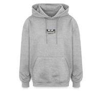 Spreadshirt Naruto Yeux comme Motif De Broderie Sweat à Capuche Oversize Unisexe, S, Gris chiné