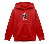 Spreadshirt NASA Astronaute avec Logo Officiel Sweat À Capuche Enfant Premium, 146/152 (10 Ans), Rouge