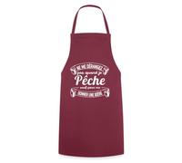 Spreadshirt Ne Me Dérangez Pas Quand Je Pêche Pêcheur Tablier Cuisine