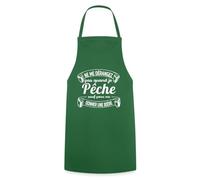 Spreadshirt Ne Me Dérangez Pas Quand Je Pêche Pêcheur Tablier Cuisine