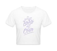 Spreadshirt on Laisse Pas Bébé dans Un Coin Danse Film Crop Top