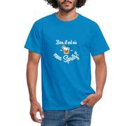 Spreadshirt Où Est Mon Spritz Humour T Shirt Homme, M, Bleu Royal