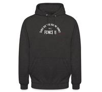 Spreadshirt Oublie Que T'as Aucune Chance Fonce Phrase Culte Les Bronzés Font du Ski Sweat À Capuche Unisexe, M, Charbon