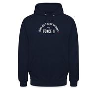 Spreadshirt Oublie Que T'as Aucune Chance Fonce Phrase Culte Les Bronzés Font du Ski Sweat À Capuche Unisexe, S, Marine