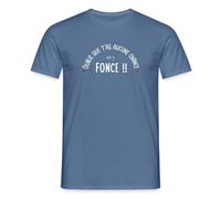 Spreadshirt Oublie Que T'as Aucune Chance Fonce Phrase Culte Les Bronzés Font du Ski T Shirt Homme, XL, Bleu Pigeon