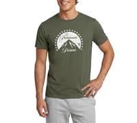 Spreadshirt Paramount Pictures Logo Blanc De Style Vintage T Shirt Homme