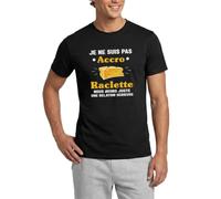 Spreadshirt Pas Accro mais Relation Serieuse avec Raclette T Shirt Homme