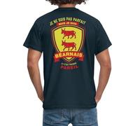 Spreadshirt Pas Parfait mais Béarnais/Cadeau Région Béarn Drôle T Shirt Homme, 3XL, Marine