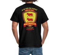 Spreadshirt Pas Parfait mais Béarnais/Cadeau Région Béarn Drôle T Shirt Homme, XL, Noir