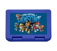 Spreadshirt PAW Patrol La Pat' Patrouille Pawsome Bleu Licence Officielle Lunch Box, taille unique, bleu royal