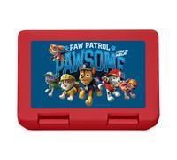 Spreadshirt PAW Patrol La Pat' Patrouille Pawsome Bleu Licence Officielle Lunch Box, taille unique, rouge
