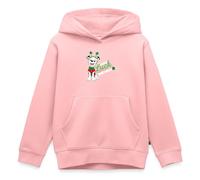 Spreadshirt Paw Patrol Marshall Good Luck Vibes Sweat À Capuche Enfant Premium, 146/152 (10 Ans), Rose