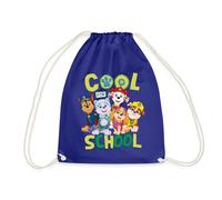 Spreadshirt Paw Patrol Personnages Principaux Cool for School Sac À Dos Cordon, Taille Unique, Bleu Roi