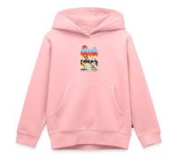 Spreadshirt Paw Patrol 'Pups at Play' Rubble Chase Marshall Sweat À Capuche Enfant Premium, 122/128 (6 Ans), Rose