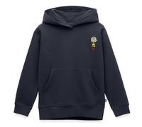 Spreadshirt Peanuts Charlie Brown Design Brodé Sweat À Capuche Enfant Premium, 98/104 (2 Ans), Bleu Marine