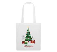 Spreadshirt Peanuts Joyeux Noël Avec Snoopy & Sapin Tote Bag