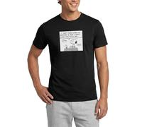 Spreadshirt Peanuts Snoopy Anniversaire avec Citation T Shirt Homme, 4XL, Noir