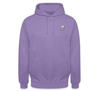 Spreadshirt Peanuts Snoopy Broderie Sweat À Capuche Unisexe, 3XL, Lavande