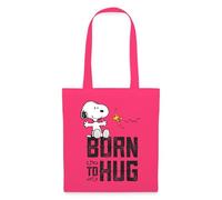 Spreadshirt Peanuts Snoopy Calin Tote Bag, taille unique, rose azalée