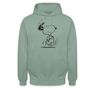 Spreadshirt Peanuts Snoopy en Hâte Sweat À Capuche Unisexe