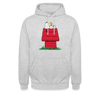Spreadshirt Peanuts Snoopy Et La Niche du Chien Sweat À Capuche Unisexe