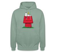 Spreadshirt Peanuts Snoopy Et La Niche du Chien Sweat À Capuche Unisexe