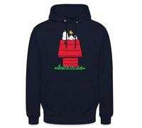 Spreadshirt Peanuts Snoopy Et La Niche du Chien Sweat À Capuche Unisexe