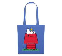 Spreadshirt Peanuts Snoopy Et La Niche Du Chien Tote Bag, taille unique, bleu pâle
