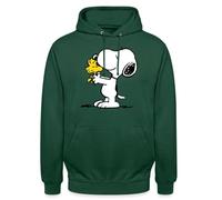 Spreadshirt Peanuts Snoopy Et Woodstock Amitié Sweat À Capuche Unisexe