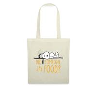 Spreadshirt Peanuts Snoopy Food Bouffe J'Ai Faim Sac en Tissu, Taille Unique, Nature