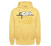 Spreadshirt Peanuts Snoopy Food Bouffe J'Ai Faim Sweat À Capuche Unisexe