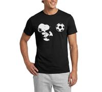 Spreadshirt Peanuts Snoopy Football Foot T-Shirt Homme