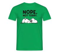 Spreadshirt Peanuts Snoopy Nope Not Today Pas Aujourd'hui T Shirt Homme