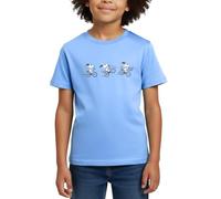 Spreadshirt Peanuts Snoopy Vélo Humour T Shirt Enfant, 122/128 (7-8 Ans), Bleu Ciel