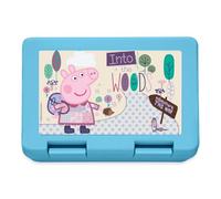 Spreadshirt Peppa Pig À L'Aventure Lunch Box, taille unique, bleu saphir