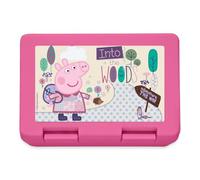 Spreadshirt Peppa Pig À L'Aventure Lunch Box, taille unique, rose