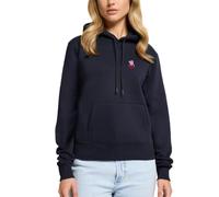 Spreadshirt Peppa Pig Design de Poitrine Broderie Sweat À Capuche Femme Premium, S, Bleu Marine