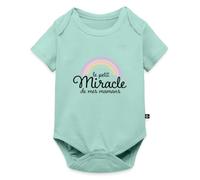 Spreadshirt Petit Miracle De Mes Mamans Body Manches Courtes Bébé Bio